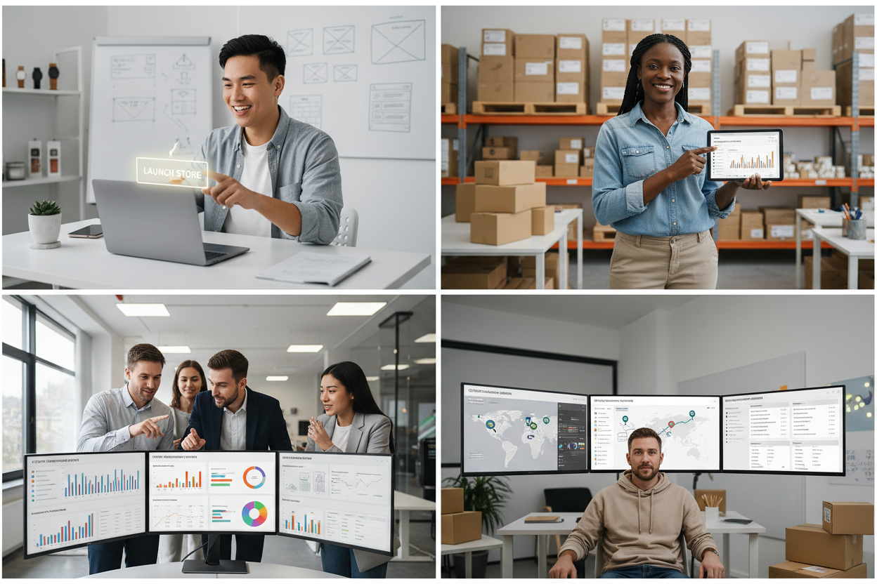 Entrepreneurs launching their first AliExpress store
Existing Shopify merchants expanding to AliExpress
Agencies managing multiple client stores
Dropshippers scaling their operations